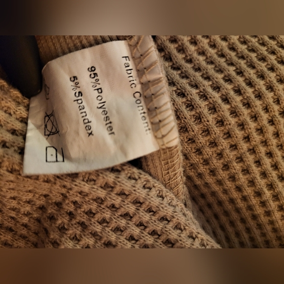 Waffle Knit jacket XL , fits M as a boyfriend-fit style - Picture 6 of 6